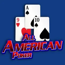 All American Poker slot visual from RTG (Reel Time Gaming) available on glorioni.it