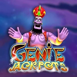 Genie Jackpots logo by Blueprint Gaming Glorion Casino