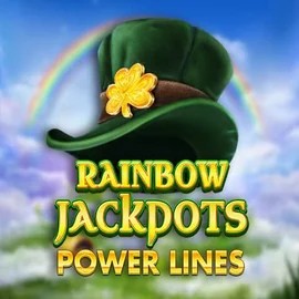 Rainbow Jackpots Power Lines slot icon by Red Tiger Gaming, available at Glorion Casino