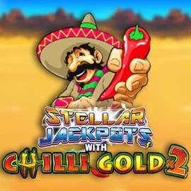 Stellar Jackpots with Chilli Gold x2 slot logo by Lightning Box Game at Glorion Casino